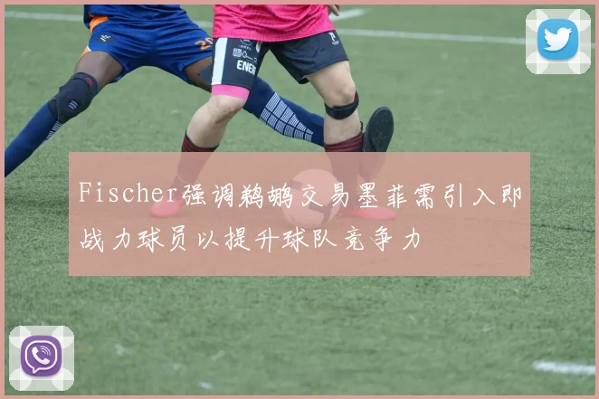 Fischer强调鹈鹕交易墨菲需引入即战力球员以提升球队竞争力